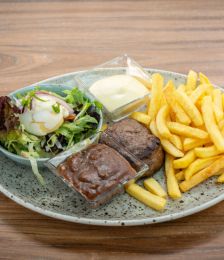 afbeelding van een Biefstuk Menu